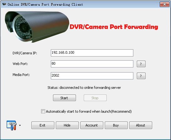 DVR Port Forwarding